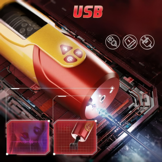 Masturbator W Tubie Dla Mężczyzn Realistyczny Automatyczny Posuwisty LeLex