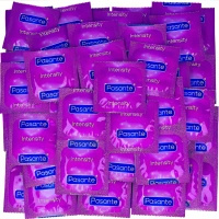 72 Prezerwatywy PASANTE INTENSITY RIBS&DOTS z wypustkami MEGA SEX ORGAZM