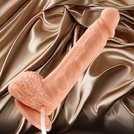 REALISTYCZNE DILDO Z PRZYSSAWKĄ 18CM TRYSKAJĄCE Z POMPKĄ GŁEBOKIE DOZNANIA