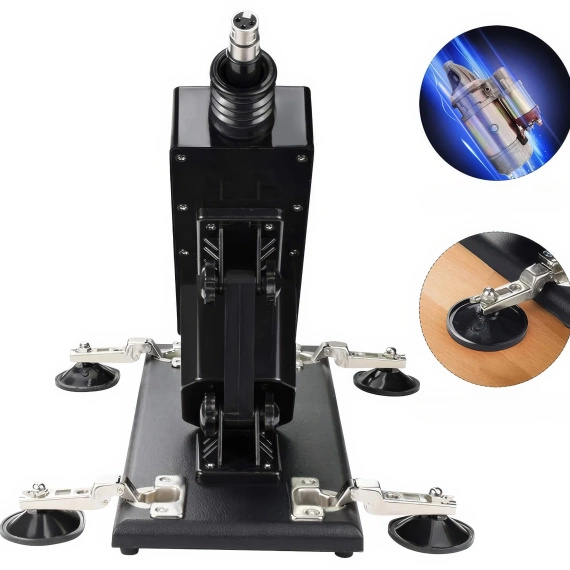 SEX GADŻET MEGA MASZYNA WIELOFUNCKYJNA ZESTAW 3X DILDO Z PRZYSSAWKAMI