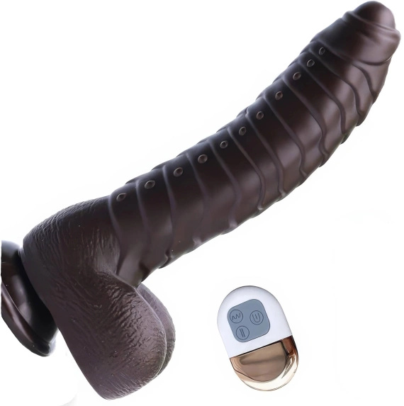 ORYGINALNY PENIS SEX DILDO WIELOFUNCKYJNY WIBRATOR RUCH GÓRA-DÓŁ NA PILOTA 