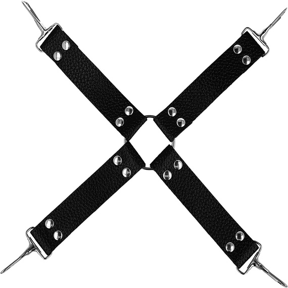 Zestaw BDSM Bael 14w1 Kajdanki Pejcz Knebel Obroża Smycz Korek Analny LeLex