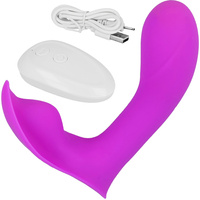 WIBRATOR MOTYLEK DLA KOBIET STYMULACJA POCHWY I ŁECHTACZKI PENIS DO MAJTEK