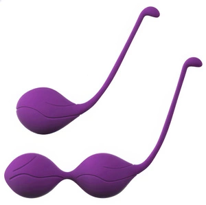 ZESTAW 3 KULEK DO ĆWICZEŃ MIĘŚNI KEGLA SILIKONOWE SEX KULKI GEJSZY DRGAJĄCE