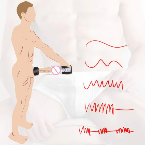 Elektryczna Pompka Do Penisa Automatyczna 5 Tryby Ssania Powiększanie LeLex