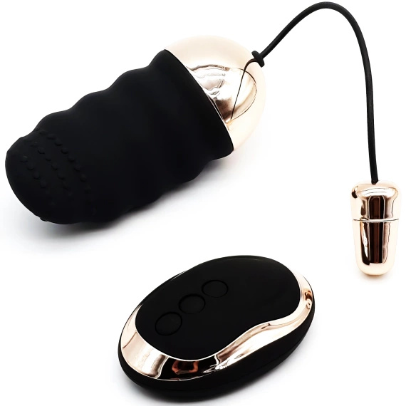 WIBRUJĄCE JAJKO SEX JĘZYCZEK DOPOCHWOWY Z PILOTEM 10 FUNKCJI SILIKON