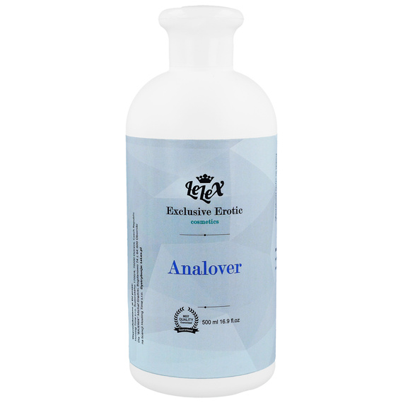 ANALOVER ANALNY ŻEL NA BAZIE WODY NAWILŻA 500 ML DOSKONAŁY POŚLIZG ANUS