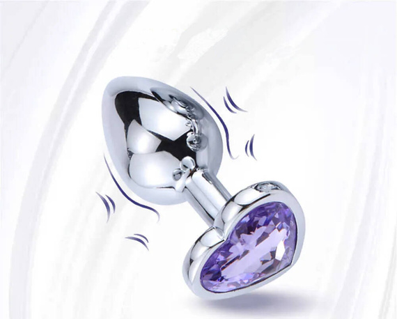 METALOWY ZESTAW KORKÓW ANALNYCH PLUG ZESTAW 3 KORKI SML MIX KORKÓW SERDUSZKA