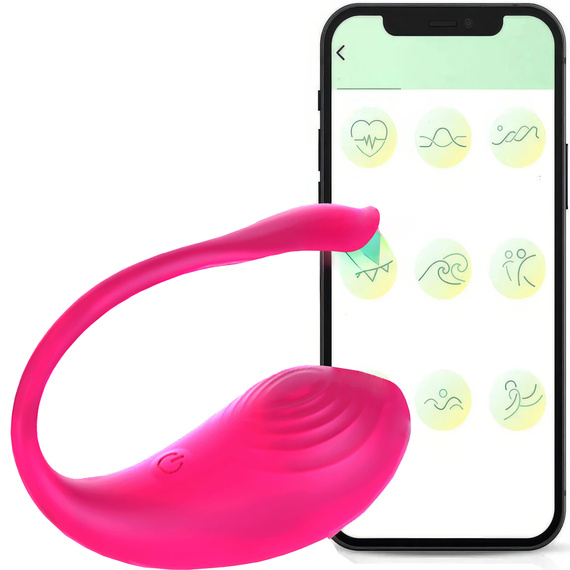 Wibrujące Jajeczko Orgazmowe Sterowane Aplikacją Bluetooth Sex Gadget LeLex