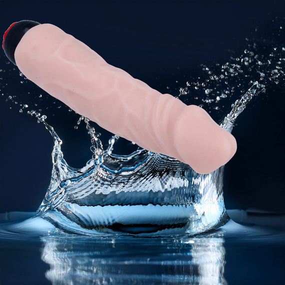 XL WIBRATOR ŻYLASTY WIELKI PENIS aż 23,5 cm SEX ŻELOWY MĘSKI CZŁONEK DILDO
