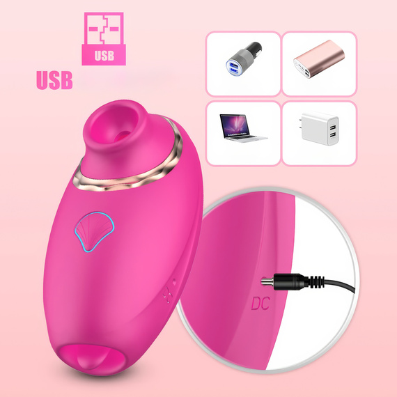 Masażer Powietrzny 3w1 Ssący Z Ruchomym Języczkiem Wibrator Damski LeLex