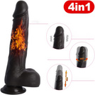 WIELOFUNKCYJNY WIBRATOR SEX DILDO Z PRZYSSAWKĄ RUCH POSUWISTY PILOT+APP