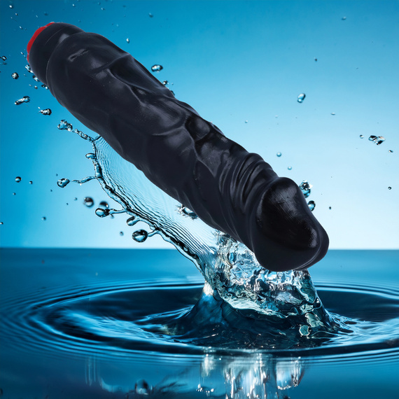 WIBRATOR ŻYLASTY DUŻY PENIS JAK ŻYWY MEGA ORGAZM DUŻY ŻELOWY MĘSKI CZŁONEK