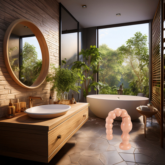 DILDO ANALNE NA PRZYSSAWCE ŻELOWA SEX SONDA 26CM MEGA ROZKOSZ I PODNIECENIE