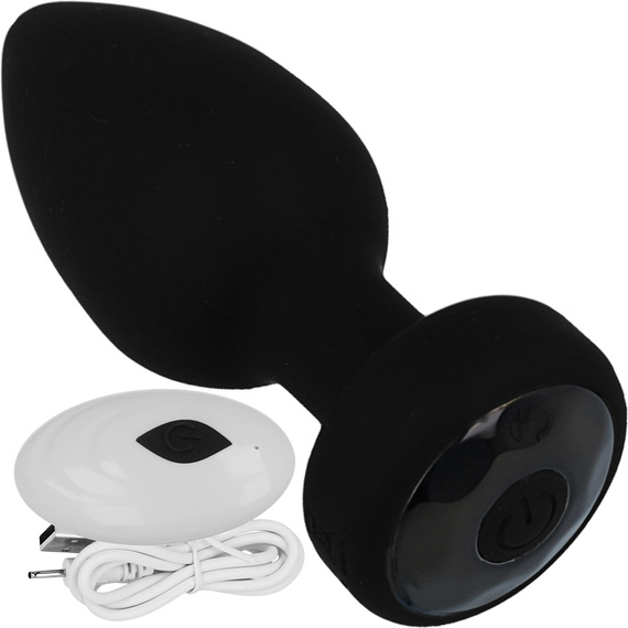 Wibrujący Korek Analny Z Pilotem Zdalnie Sterowany 10 Trybów Wibracji LeLex