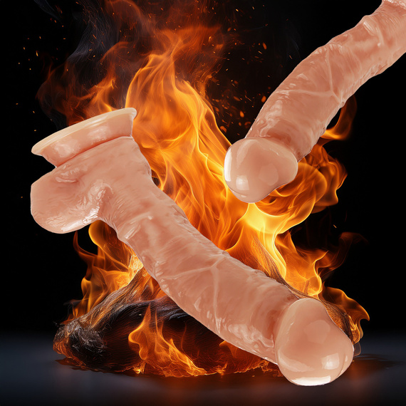 SZTUCZNY PENIS SEX DILDO MEGA CZŁONEK Z PRZYSSAWKĄ GŁĘBOKA PENETRACJA XL