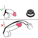 Erekcyjny Pierścień Na Penisa Podwójny Ring Wspomaga Erekcję I Orgazm LeLex