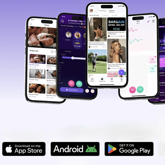 Wibrująca Nakładka Na Penisa Sterowana Aplikacją Bluetooth I Pilotem LeLex