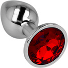 KOREK ANALNY Z KRYSZTAŁEM Z METALU ZATYCZKA DO ANUSA SEX PLUG