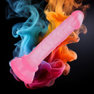 PENIS DILDO NA PRZYSSAWCE PLUG DO ANUSA I POCHWY GIĘTKI PRZYJEMNY W DOTYKU