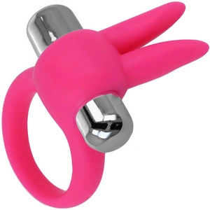 WIBRUJĄCY PIERŚCIEŃ NAKŁADKA KRÓLIK NA PENISA - MEGA INTENSYWNE DOZNANIA