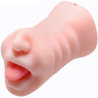 Masturbator Męski Pochwa i Usta z Zębami, Sex Oralny, Wagina