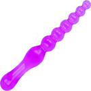 Żelowe Kulki Analne Dildo Dwustronne 23cm Penetrator 2w1 Elastyczne LeLex