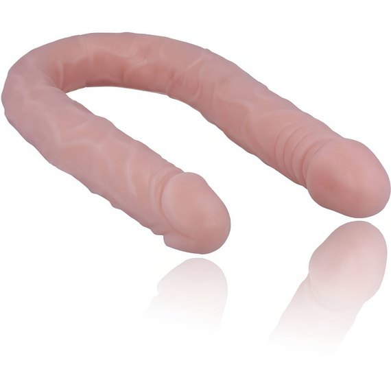OGROMNY XXL LESBIJSKI EKSTRA DŁUGI GIĘTKI PENIS PODWÓJNE DWUSTRONNE DILDO