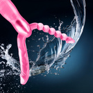 PODWÓJNY WIBRATOR PENETRATOR DO POCHWY I PUPCI KULKI ANALNE MOCNE DOZNANIA