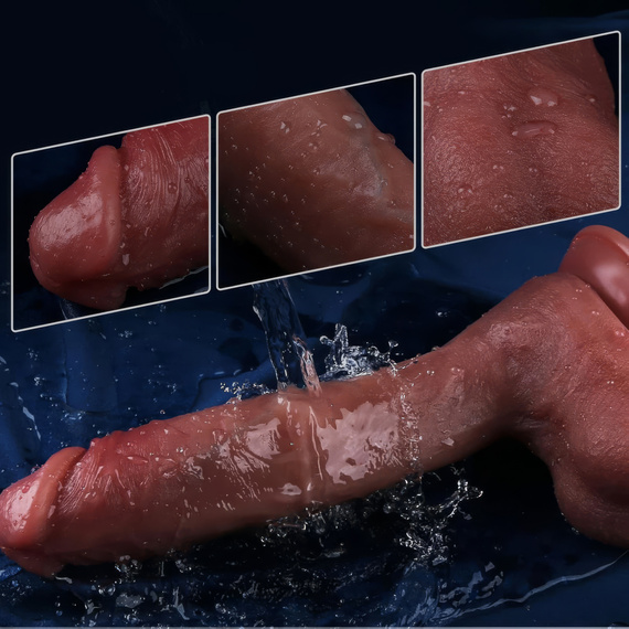 Realistyczny Penis Duże Podniecające Dildo Z Mocną Przyssawką Silikon LeLex