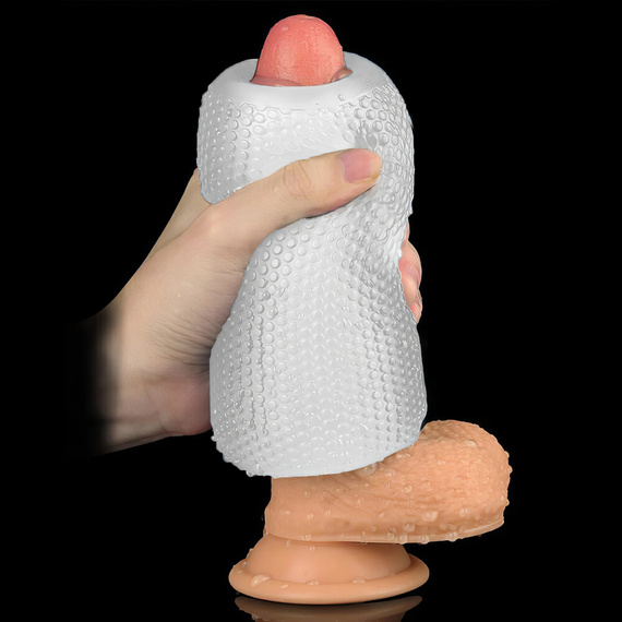 Treningowy Sex MASTURBATOR SZTUCZNA POCHWA MASUJĄCY TUNEL ROZCIĄGLIWA 