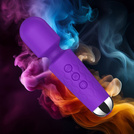 NOWOCZESNY WIBRATOR MASAŻER DO WAGINY ŁECHTACZKI SUTKÓW MAGIC WAND SILIKON