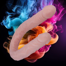 OGROMNY XXL LESBIJSKI EKSTRA DŁUGI GIĘTKI PENIS PODWÓJNE DWUSTRONNE DILDO