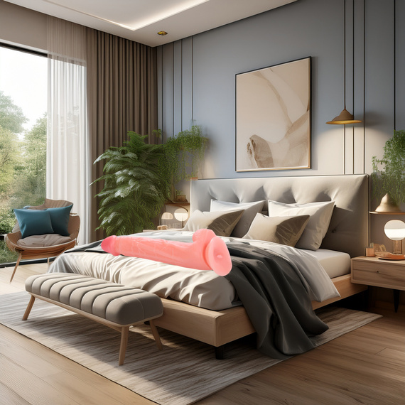 MEGA DŁUGIE DILDO WIELKI PENETRATOR 31 CM PENIS IDEALNY DO OSTREGO SEKSU