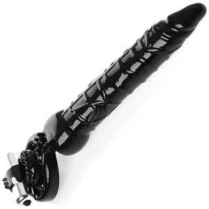 DILDO Z PIERŚCIENIAMI DO PODWÓJNEJ PENETRACJI NA DWIE DZIURKI MEGA ORGAZM