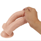 PODWÓJNE DILDO PENIS DO ODBYTU I POCHWY Z PRZYSSAWKĄ PODWÓJNA PENETRACJA