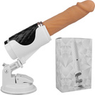 ELEGANCKI I NIEPOZORNY GIĘTKI PENIS DILDO WIBRATOR Z PRZYSSAWKĄ POSUWISTY 