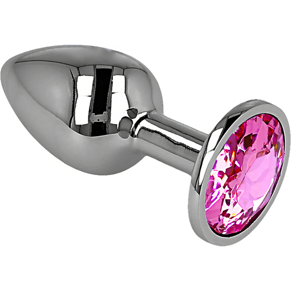 KOREK ANALNY Z KRYSZTAŁEM Z METALU WTYCZKA PIESZCZOTY ODBYTU