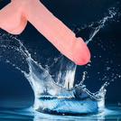 DUŻY WIBRATOR NATURALNY - SEX PENIS Z PRZYSSAWKĄ WIELKIE DILDO Z WIBRACJĄ