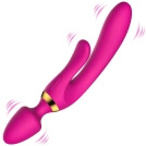 MASAŻER WIBRATOR Z KRÓLICZKIEM STYMULUJE PUNKT G DAWCA ORGAZMÓW WODOODPORNY