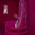 Wibrator Damski 4w1 Posuwisty Ssący Podgrzewany Masażer Punktu G USB LeLex