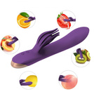 Wibrator Damski Tulipan Silikonowy Masażer Punktu G I Łechtaczki USB LeLex