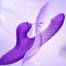Wibrator Damski Wielofunkcyjny Króliczek Posuwisty Pulsacyjny Masażer LeLex