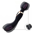WIBRATOR DAMSKI EKSKLUZYWNY MASAŻER ŁECHTACZKI 2W1 SEX DILDO DWUSTRONNY