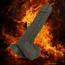 PENIS DILDO REALISTYCZNY WIELKI CZŁONEK Z NABRZMIAŁYMI JĄDRAMI ŻYŁY GŁÓWKA