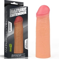 REALISTYCZNA NAKŁADKA NA PENISA POWIĘKSZAJĄCA 5CM I POGRUBIAJĄCA CYBERSKÓRA