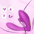 Masażer Damski Ssący Łechtaczkę I Wibrujący W Pochwie Sex Stymulator LeLex