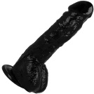 DUŻY 22 CM REALISTYCZNY PENIS DILDO Z PRZYSSAWKĄ MEGA JĄDARA I ŻYŁY