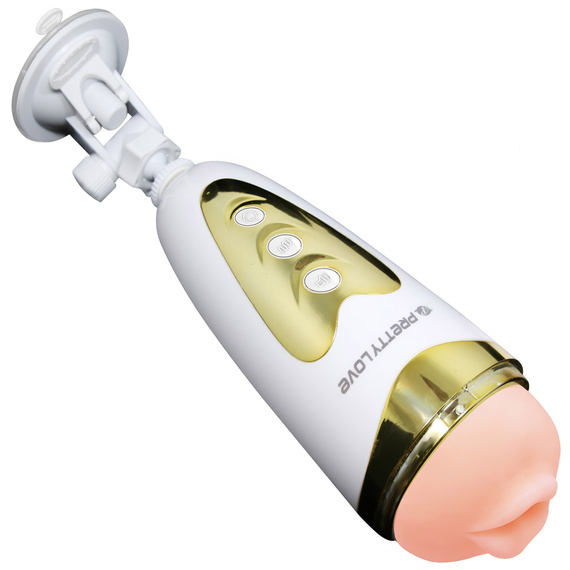 SZTUCZNA POCHWA W TUBIE 3D SSĄCY MASTURBATOR Z PRZYSSAWKĄ WIBRACJA