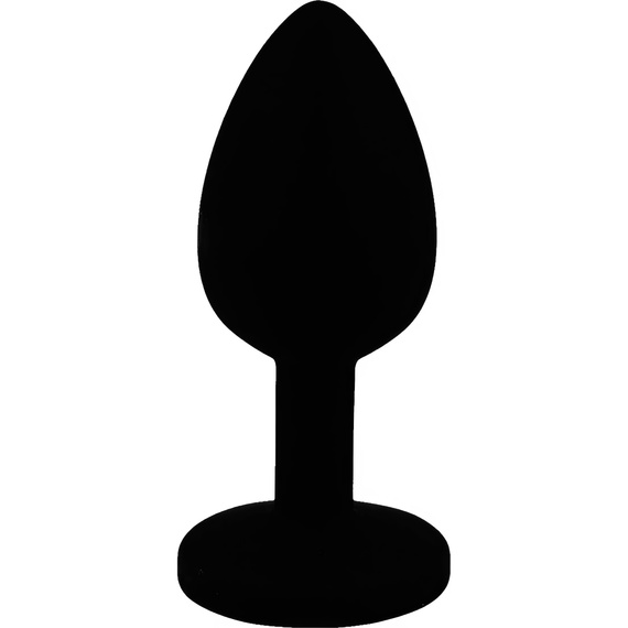 KOREK ANALNY PLUG SILIKONOWY Z KRYSZTAŁKIEM OZDOBA DUPCI WTYCZKA DO ANUSA